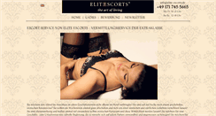Desktop Screenshot of elite-escorts.de